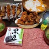 唐揚げパーティーとわさびで味わう黒豆小粒なっとう