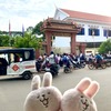 うさぎのニャオかながシェムリアップの”ワットダムナク小学校”に行ってみた～