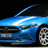 【モデルインプレッション】 Hotwheels - `19 Mercedes-Benz A-Class (Blue Metalic)