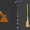 Blenderで効率的にUV展開を行う。