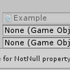 【Unity】Inspector で変数の参照が設定されていないオブジェクトを発見できる「NotNullAttribute」紹介