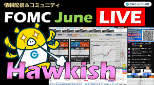 FX実践解説、FOMC6月会合「タカ派会見＋Trump Risk」（2025年6月19日)