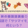 【秋の韓国語講座①】韓国語で「サツマイモ」は何という？