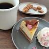 桜のバスクチーズケーキ