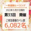 今夜の一斉遠隔ヒーリングのご参加者様219名様です😊