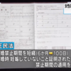 女性の再婚禁止期間を短縮する改正民法が成立！離婚後６か月から１００日に短縮へ！