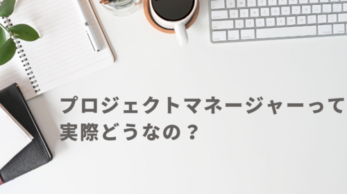 プロジェクトマネージャー（PM）って実際どうなの？