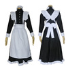 クラシカル ロングメイド服 パールラインボタン 衣装 コスチューム