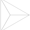 三角形の重心による三角形分割