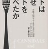 ”ヒトはなぜヒトを食べたか”マーヴィン・ハリスを読んでいる