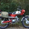 ホンダベンリｲＣＬ５０改のサスペンション
