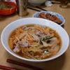 醤油ラーメン、ハムカツ