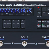BOSS SDE-3000D 〜デジタルディレイの名機SDE-3000×2台分をペダル