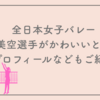 全日本女子バレー秋本美空選手がかわいいと話題！プロフィールなどもご紹介