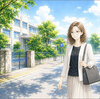 静かな通学路【7月の俳句】