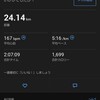 3月7日24.1kmJOG。