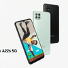 Samsung Galaxy A22s発売。A22とは同じで別物