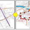 鹿児島県志布志市 都城志布志道路の整備に伴い中宮交差点付近の市道が一部変更