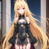 【Stable Diffusion】AnyLoraCleanLinearMix_ClearVAE and LoRA to generate images of Yami from ToLove-ru
