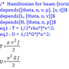 運動方程式とハミルトニアン その7