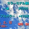 カラーモデル募集しています。