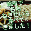 上野のお蕎麦屋さん、翁庵で名物のねぎせいろ食べてきました！