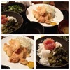 博多もつ鍋 やまや 丸の内店｜大手町｜鶏天定食ランチは明太子・高菜・ライス食べ放題
