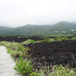 三宅島の火山体験遊歩道に圧倒される