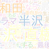 　Twitterキーワード[#半沢直樹]　09/28_01:00から60分のつぶやき雲
