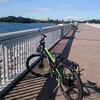 多摩湖堤防なう ＠MTB　…で、本日20.04km