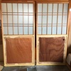 建具に色を塗る