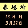 春場所13日目の８番と最高点の予想はこちら