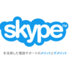 Skypeを活用した電話サポートのメリットとデメリット