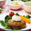 ふっくらジューシー♪和風ハンバーグ＆クレソンとえのきのナムル♪