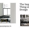 The Importance Thing of Texture Interior Design