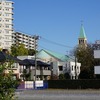 2020/12/01 富士見台散歩 05 カトリック下井草教会/民間信仰石塔/井草北商店街/稲荷大明神/南無地蔵大菩薩/富士見公園