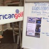 ロンドンのゴルフショップ「american golf」でミズノのフィッティングを受けた