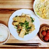 厚揚げと豚バラの炒め物