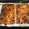冷凍ピザをオーブンレンジで焼きました