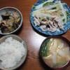 鶏肉とナスの炒め物