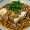 豆腐のなめこあんかけ