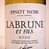 Labrune et Fils Pinot Noir ラブリュンヌ・エ・フィス 2020 フランス
