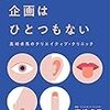 読了記録: 「面白くならない企画はひとつもない - 髙崎卓馬」