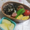 テスト期間中でお弁当はお休み中　なので新メニュー考案中