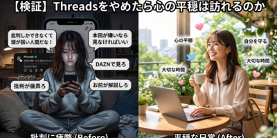 【検証】Threadsをやめたら心の平穏は訪れるのか