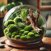 苔と流木の魅力：自然のアートを楽しむ