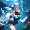 underwater theme (水中) by Animagine XL V3.1