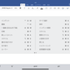 Word for iPadのキーボードショートカットキー一覧