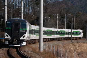 【ようこそ富士急】12/30　E257系5500番台OM-53編成「富士回遊91号」運転（富士急撮影記#8）