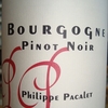 Bourgogne Pinot Noir Philippe Pacalet 2010